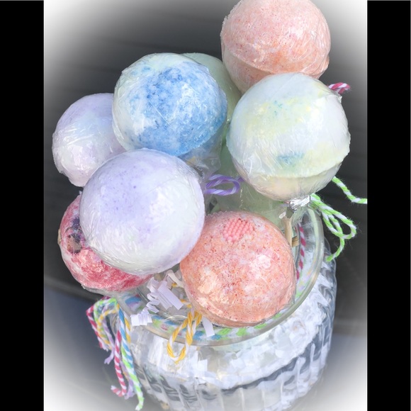 Lollipop Effervescent Bath Bomb Bouquet - Picture 7 of 7